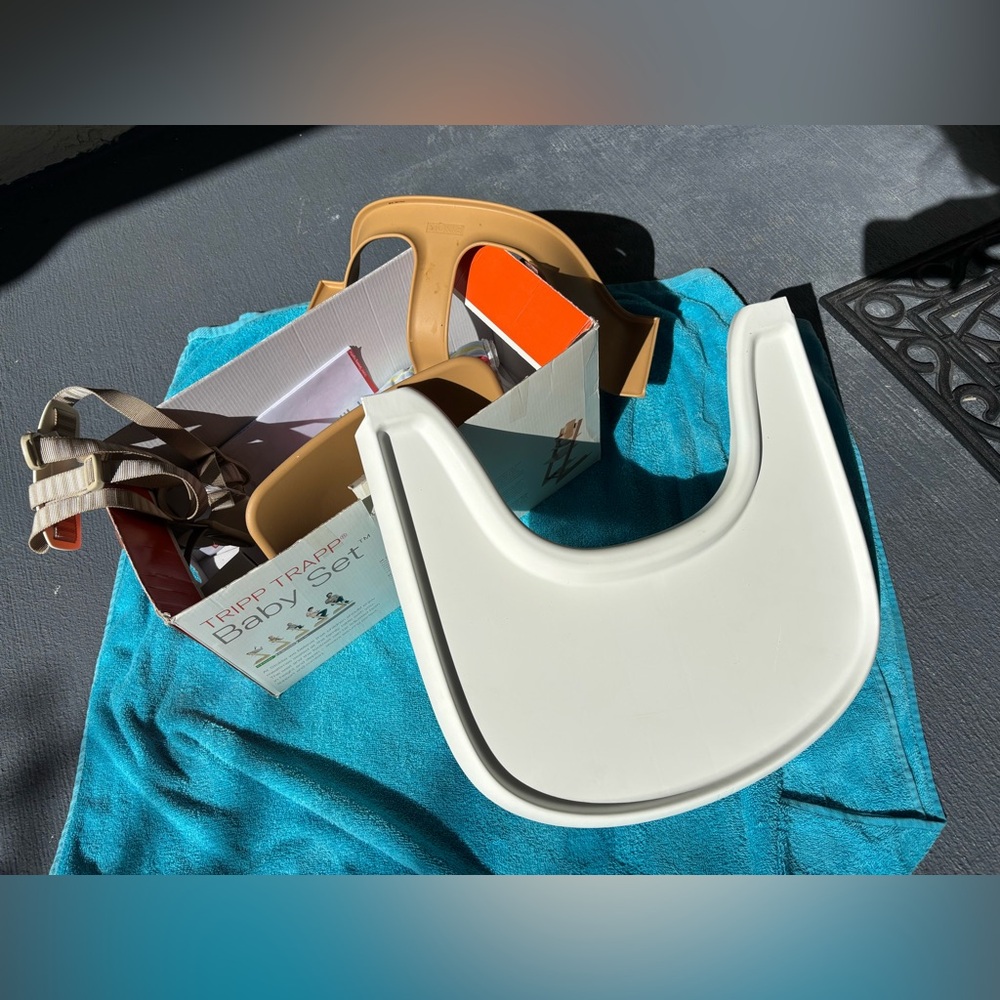 Stokke Tripp Trapp High Chair Set[1] + Tray.